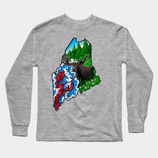 Maine Long Sleeve T-Shirt